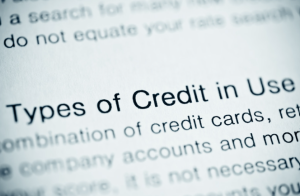 Text image describing different types of credit